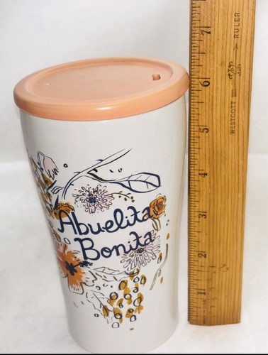 Abuelita Bonita Travel Coffee Mug Beautiful Grandma 2 Sided Micro &Dishwasher Ok - Picture 7 of 7