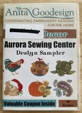 Anita Goodesign 2007 Home Decor Design Sampler Embroidery Machine CD