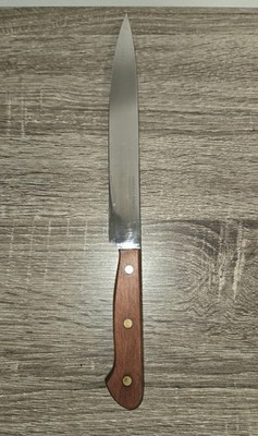 ONEIDA Edge Plus 8'' Carving Knife High Carbon Stainless Steel Wooden Handle 