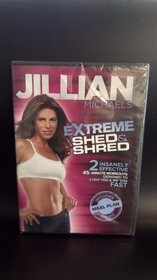 Jillian Michaels Shed & Shred DVD Workout Fitness Sealed
