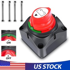12-48V Battery Power Cut Master Switch Disconnect Isolator for Car RV On/Off