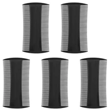 5 Pack Double-Sided Pocket Comb, Beard Grooming & Mustache Comb for Men Dandruff