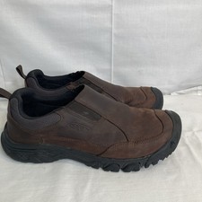 Keen Targhee III Mens 12 Slip-On Hiking Outdoor Shoes Dark Earth/Mulch Leather