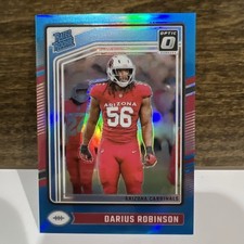 2024 Donruss Optic Darius Robinson #225 Aqua #/299 Arizona Cardinals