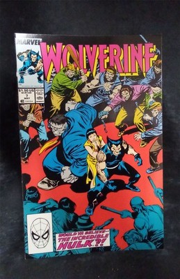 Wolverine #7 1989 Marvel Comics Comic Book 