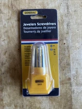 GENERAL TOOLS 5-pc. JEWELERS SCREWDRIVER SET, No. S605, IN MOLDED CASE