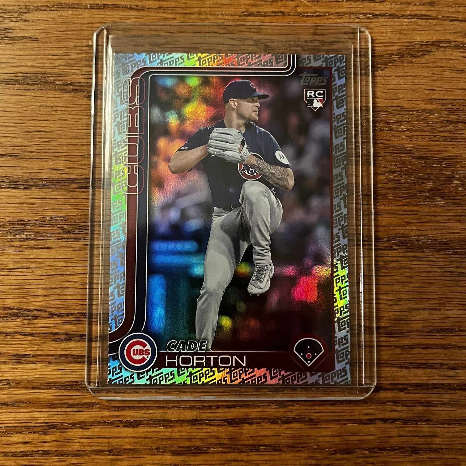2025 Topps Update Series - Cade Horton #US140 Topps Foil Pattern - Cubs RC