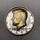 DANBURY MINT 1974 D KENNEDY HALF DOLLAR GOLD & SILVER Colored United States COIN