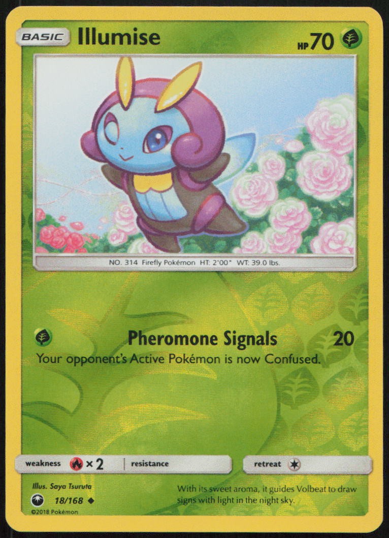 Illumise 18/168 LP Celestial Storm Uncommon Reverse Holo Pokemon