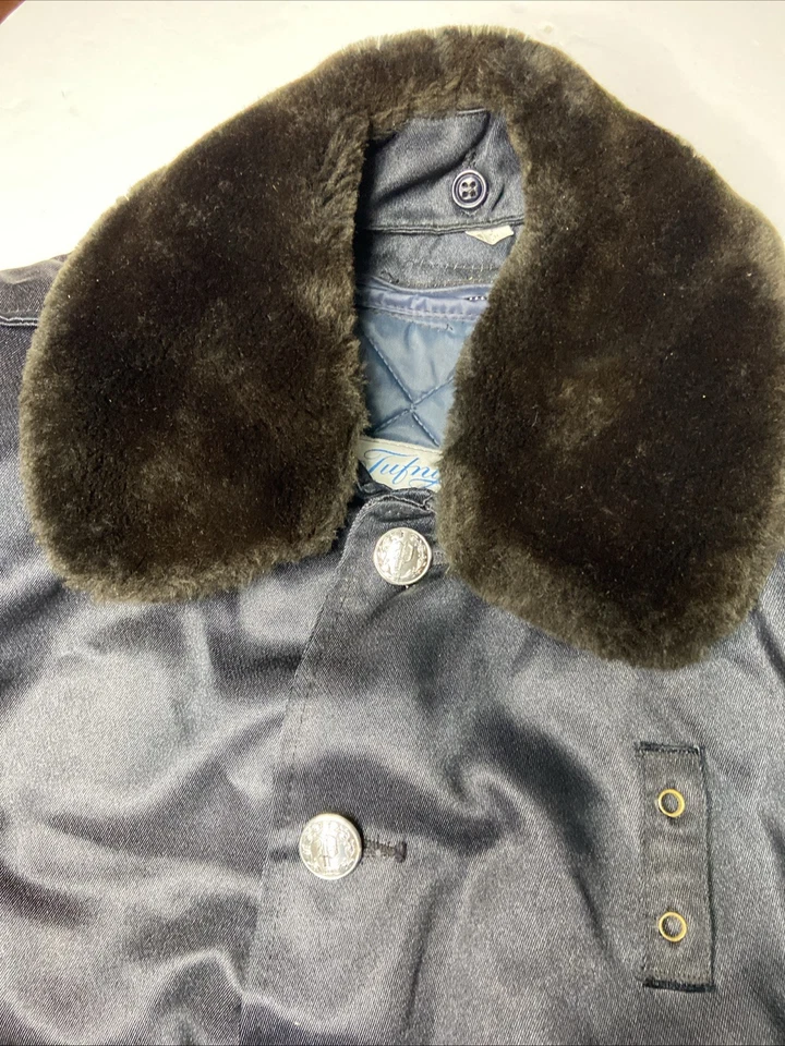 Tufnyl by Blauer Vintage Bomber Jacket Mens 38R Black Tactical Security Police - Image 2 of 4