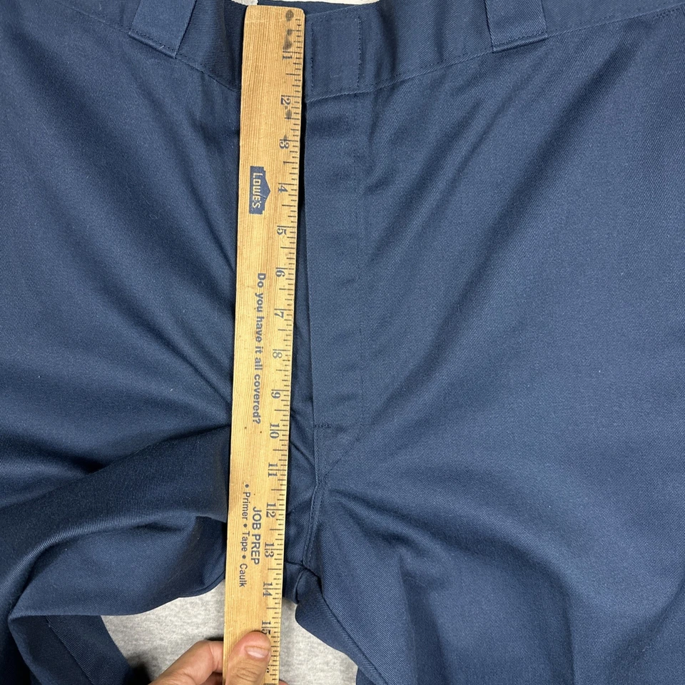 Pantalones Dickies Vintage 38x30 Sarga Hechos en EE. UU. Azul Marino Garra Trabajo Años 80 70 874 Foto 4 de 4