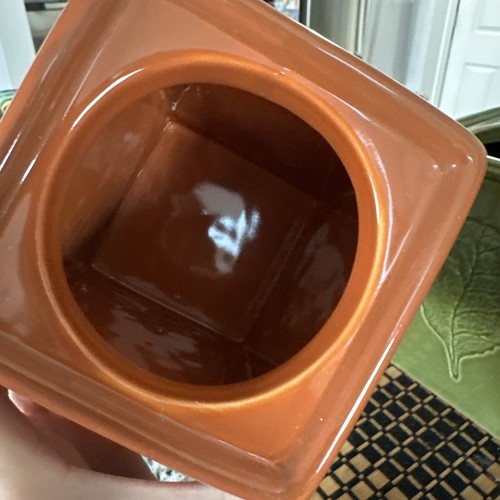 Vintage Lillian Vernon Leaf Leaves 6 Pc. Canister Set Blue Green Rust/Orange - Picture 15 of 22