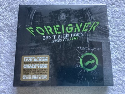 FOREIGNER - Can't slow down when it's Live  2 x CD New/Sealed Hard Rock Kansas
