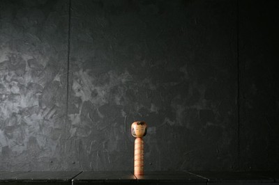 Vintage japanische Kokeshi Holzpuppe traditionelle Volkskunst