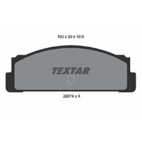 Bremsbelagsatz Scheibenbremse Hinten FüR Fiat X 128 1.3 1.5 73 Bis 89 Textar Neu