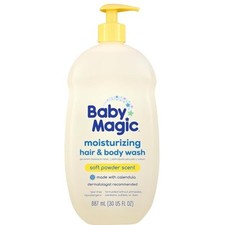 Baby Magic Moisturizing Hair  Body Wash, Tear-Free, Calendula Coconut, 30 fl oz