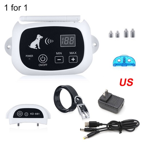 Wireless Dog Fence Pet Containment System Waterproof Training Collars 1/2/3 Dogs - Picture 13 of 16
