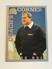2000 Fleer Greats of Game Football Coaches Corner - Chuck Noll - Steelers