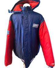 Reebok New York Giants jacket quilted hood
