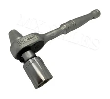 Pro 1/2" Scaffold Ratchet 7/8" DR. 6-Point Socket Ratchet Wrench Hammer Tip Tool