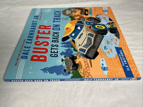 Dale Earnhardt Jr Signed Book Buster Gets Back On Track Brand New First Edition - Picture 4 of 4