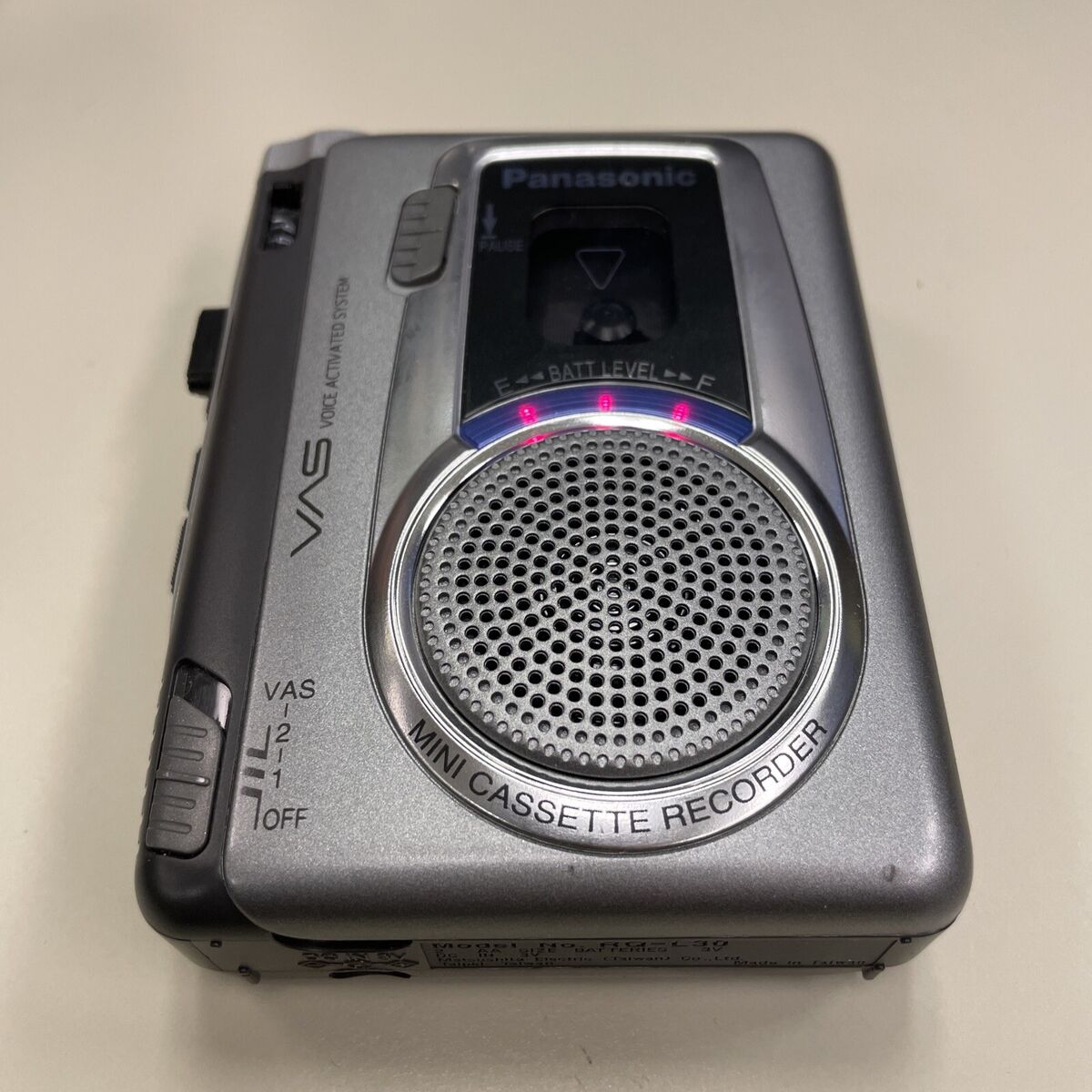 Panasonic RQ-L30 Mini Cassette Recorder Player Portable Voice