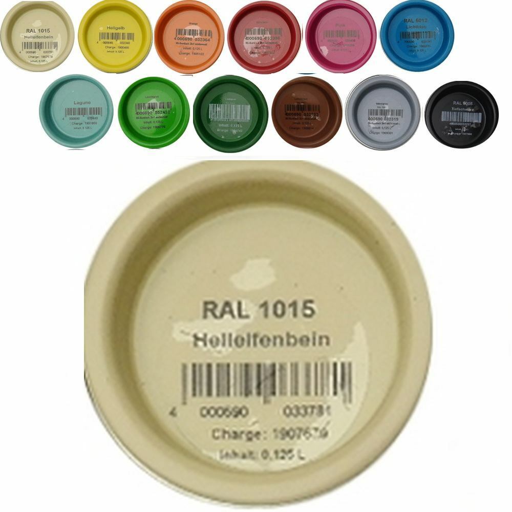 (€31,20/l) 125 ml Wilckens 2in1 BUNTLACK 30 Farben seidenmatt DIY basteln Hobby