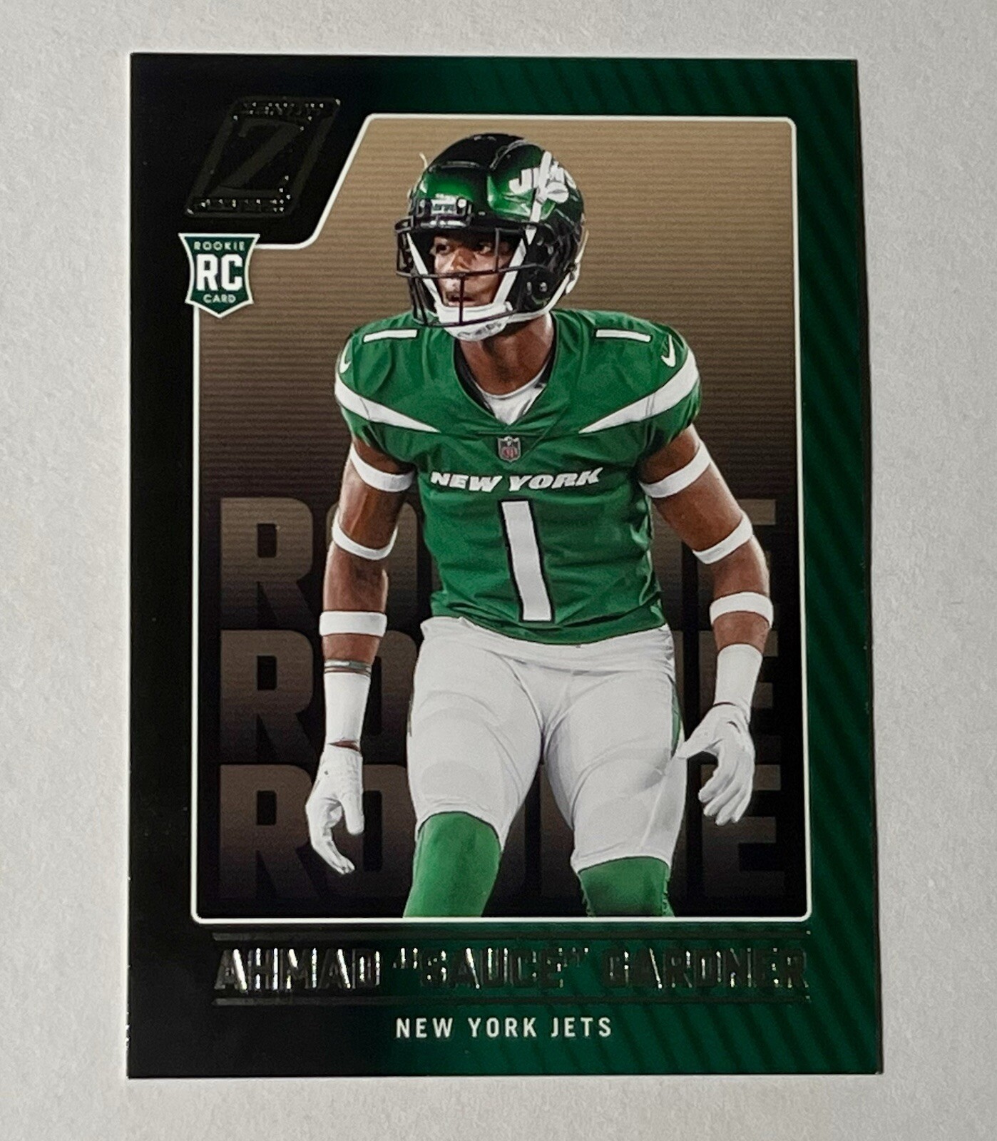 2022 Panini Zenith Ahmad “Sauce” Gardner RC #128 New York Jets