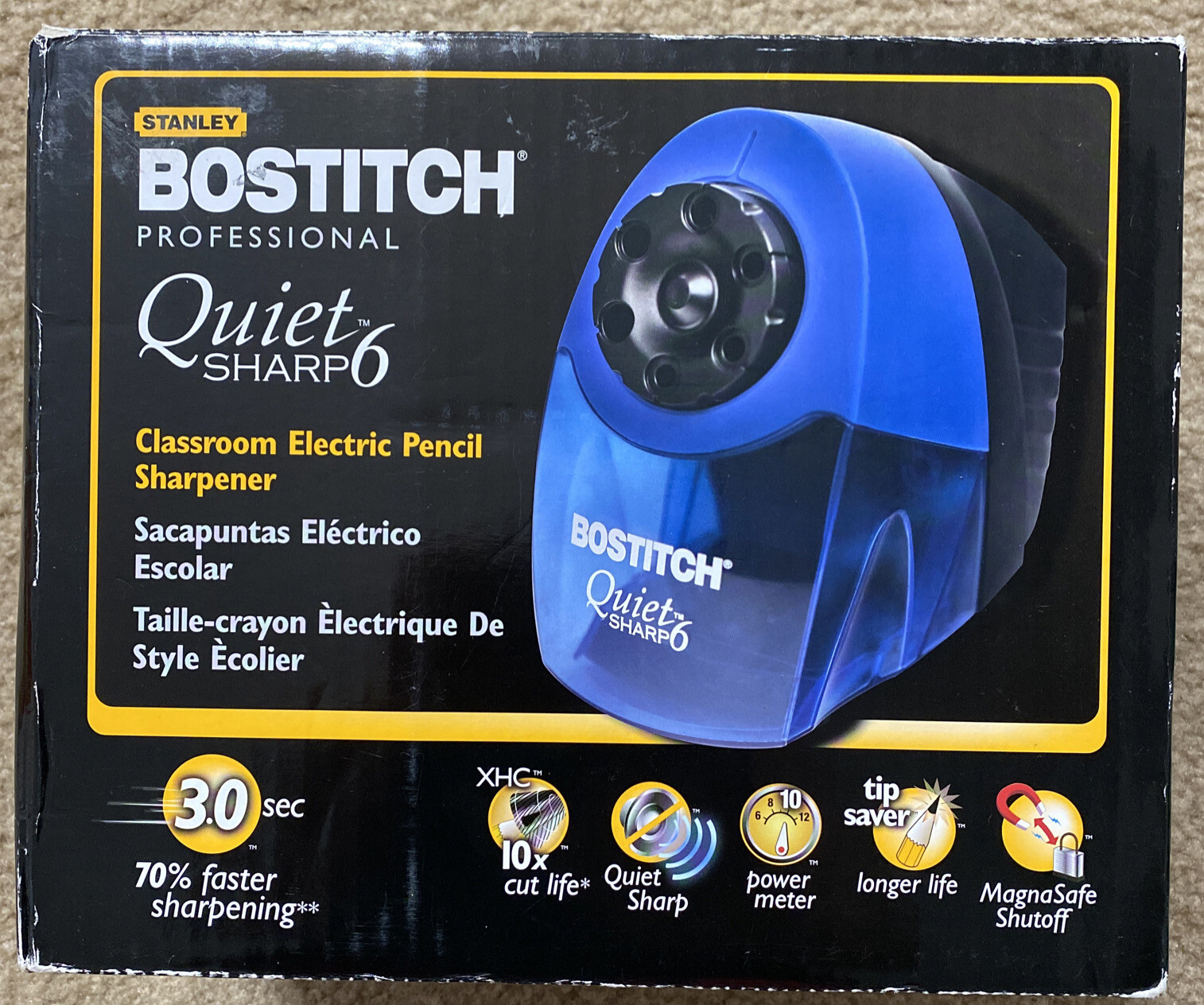 Stanley Bostitch Professional QuietSharp 6 Electric Pencil Sharpener
