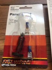 Indicator Panel Light Calterm RED 12VDC 40410 (NEW) Qty-1 Free Same Day Shipping