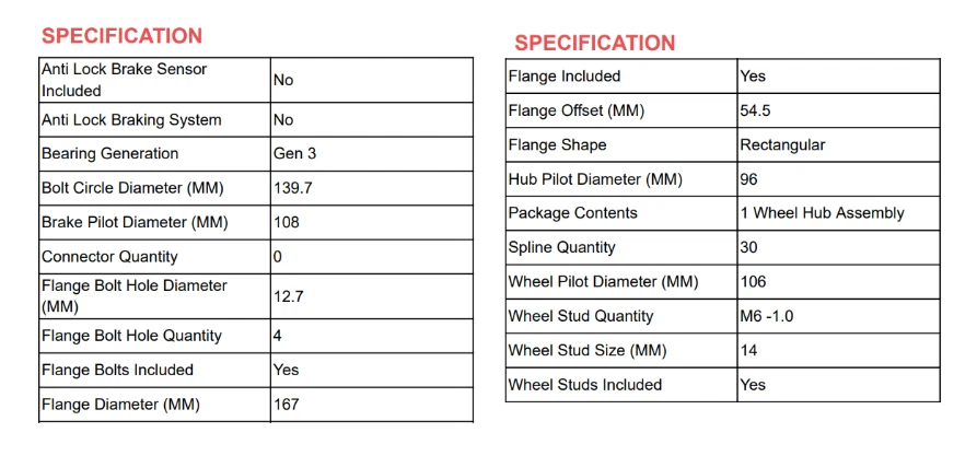 Подшипник и ступица переднего колеса 4WD 4X4 для Toyota 4Runner Tacoma FJ Cruiser - Изображение 4 из 4