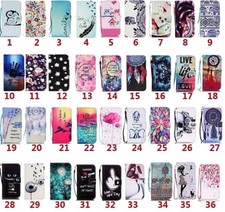 For Samsung S10/S8/S9/J3/J5/A3/A5 Luxury Flip Wallet Pattern PU Leather Case