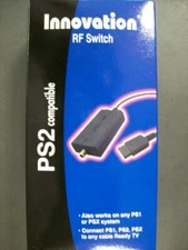 NEW PS2 PS3 PS1 Sony Playstation RF TV Switch Coax Cable AV Audio Video 