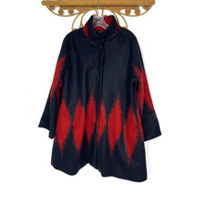 Luii Wool Mock Neck Coat L