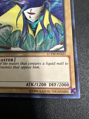 Yugioh Aqua Madoor LCYW-EN221 Holo Card 1996 - Picture 11 of 24