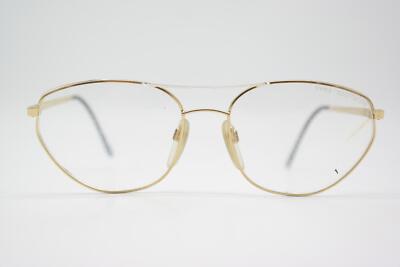 Vintage Brille UVEX sportstyle 5010 Gold Silber Oval Brillengestell eyeglasses