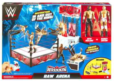 2023 MATTEL CREATIONS WWE WREKKIN RAW ARENA IN SHIPPING BOX