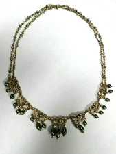 Pearl Glass Crystal Beads Necklace Chain Women's Jewelry Fashion Accessories