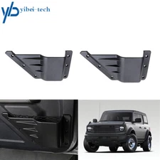 2 PCS Front Door Panel Pocket Organizer Box Fits For FORD BRONCO 2021 2022
