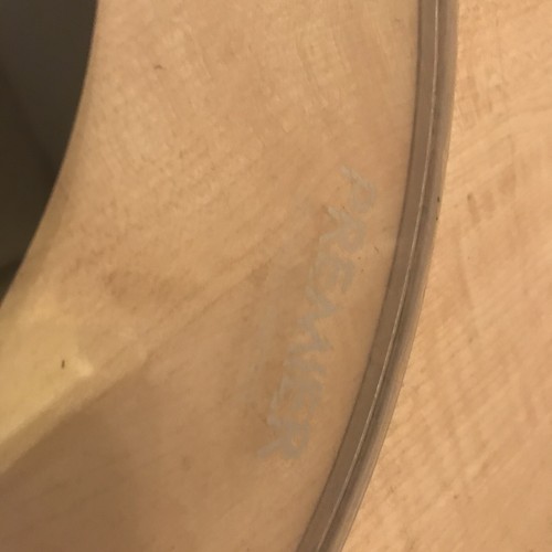 TRAJE DE PIEL DE 15"" DRUM HEAD PREMIER DE COLECCIÓN TOM PARA KIT DE BATERÍA TRANSPARENTE - Imagen 4 de 10