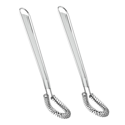 2x Hand Mixer Kitchen Hand Mixer Edelstahl Spiralbesen Schneebese