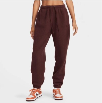 NIKE SPORTSWEAR JOGGING PELUCHE FEMME BORDEAUX CRUSH NOIR TAILLE