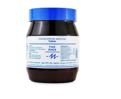 SBL Homeopathy Five Phos Tablet 6X (450gm Tablets Jar)