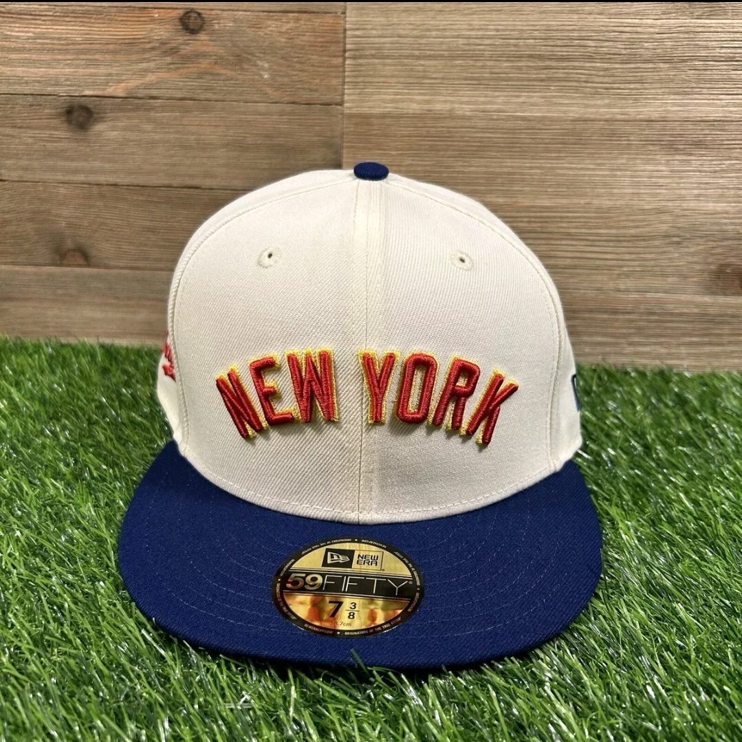 【cap】NewEra×Awake×NewYorkMets 7 1/2 Awake NY Subway Series 59Fifty Fitted Cap Collection by