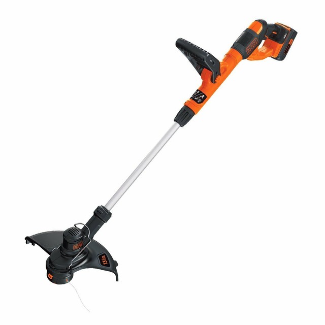 BLACK+DECKER 40V MAX String Trimmer / Edger 13Inch LST140C Orange and