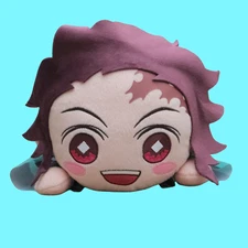 SEGA Nesoberi Lay-Down Plush Demon Slayer: Kimetsu no Yaiba Tanjiro Kamado Laugh