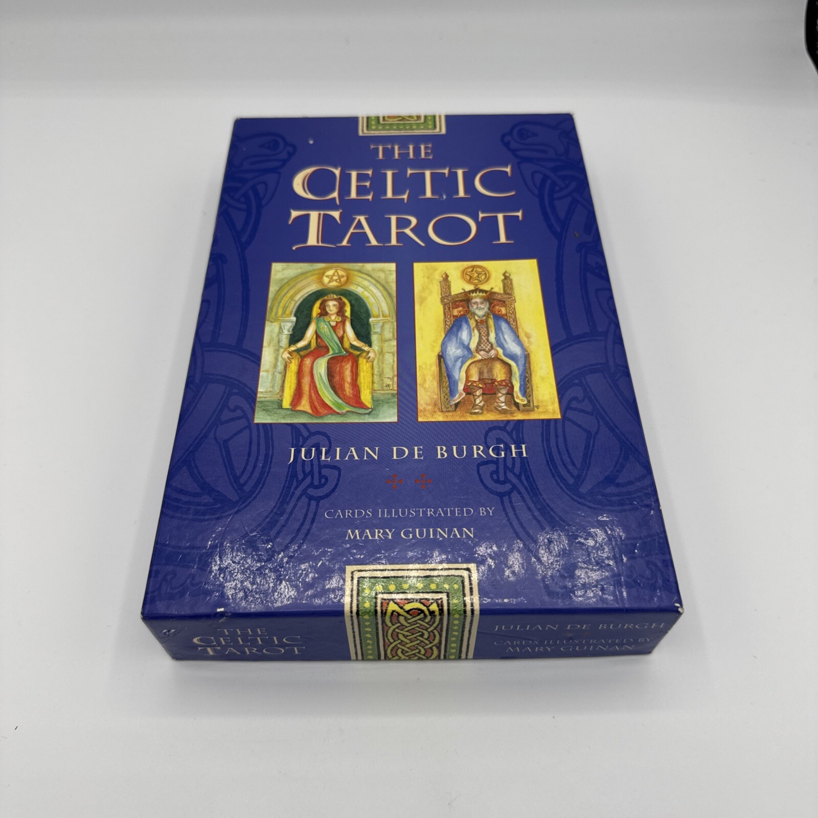 Celtic Tarot Deck by Julian De Burgh 78 Cards with Guidebook