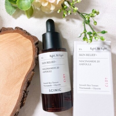SCINIC Skin Relief Plus Niacinamide 20 Ampoule 30ml Refreshing
