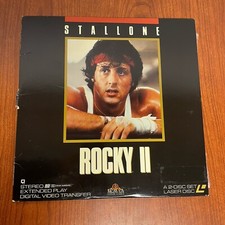 Rocky II 2 : Laserdisc LD Movie Extended Play 2 Disc Sylvester Stallone