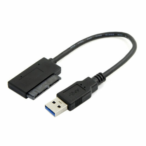 Micro SATA 7+9 16 Pin 1.8" Hard disk driver SSD to USB 3.0 Adapter Cable 10cm - Picture 2 of 5